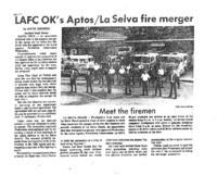 LAFC OK's Aptos/La Selva fire merge