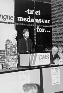 General assembly at Nyborg Strand on 11-12/01/1991. Nete and Henrik Ertner Rasmussen