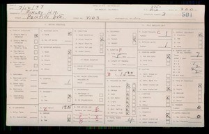 WPA household census for 2103 PONTIUS, Los Angeles