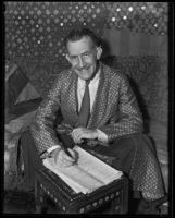 John McDermott happily returns to Los Angeles, 1935