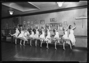 McAdam dancing school, Southern California, 1927