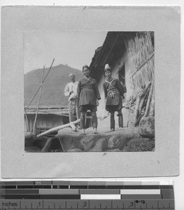 Yau Aborigines at the mission at Wuzhou, China, 1929