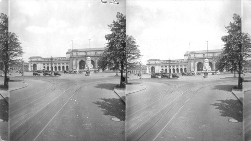 On Delaware Ave. N.E. to Union Depot and Post Office at extreme left. Wash. D.C