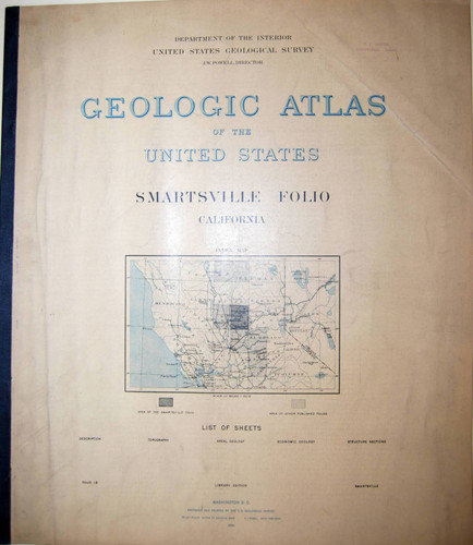 Geologic Atlas of the United States : Smartsville Folio, California