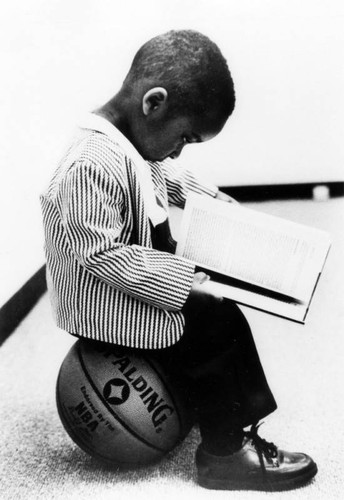 Boy with a book