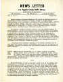 News Letter: Los Angeles County Public Library January 1951