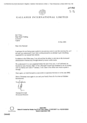 [A Letter from Norman BS Jack to P Tiles Regarding $30m]