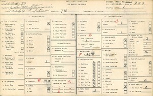 WPA household census for 718 WEST 62ND STREET, Los Angeles County