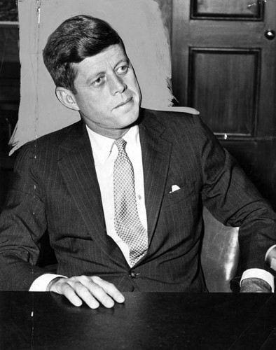 John F. Kennedy won't oppose Brown in California