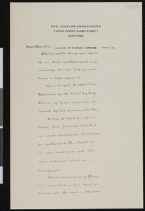 Irving Bacheller, letter, 1937-11-09, to Hamlin Garland