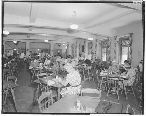 YWCA cafeteria, 78 North Marengo, Pasadena. 1940
