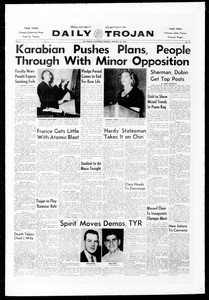 Daily Trojan, Vol. 51, No. 67, February 18, 1960