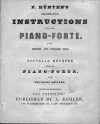 Celebrated Instructions for the Piano-Forte