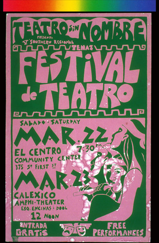 Festival de Teatro, Announcement Poster for