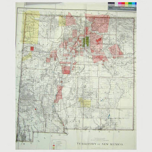 Territory of New Mexico : compiled from the official records of the General Land Office and other sources under supervision of Harry King, C.E. Chief of Draughting Division, G.L.O