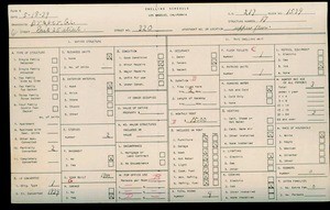 WPA household census for 320 E 25TH, Los Angeles