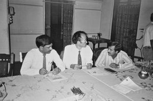 Deltagere i Calcutta Video Seminar, Nordindien, november 1990