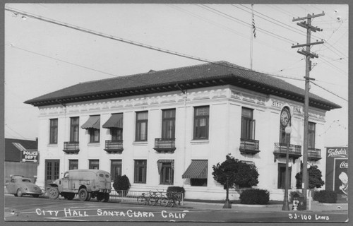 City Hall, Santa Clara, Calif., ca. 1945