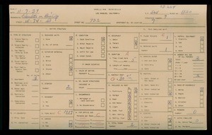 WPA household census for 932 W 74TH ST, Los Angeles County