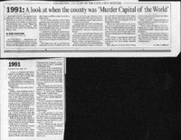 1991: A look at when the county was 'Murder Capital of the World