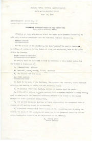 1942 WCCA Santa Antia Assembly Center Administrative Notice No13 Procedure Governing Meetings Held Within The SAAC 1