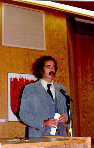 Congressman John Burton at the dedication of the Fairfax Branch of the Marin County Free Library, February 1978 [photograph]