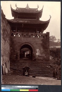 West gate, Chongqing, China, ca.1900-1920