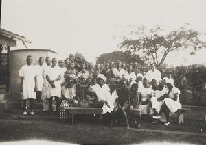 Congregation at morning service, Nigeria, 1935