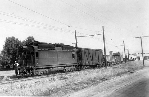 Visalia Electric Railroad's Engine 401, Exeter, Calif