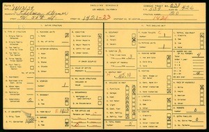 WPA household census for 1423 W 50TH ST, Los Angeles County