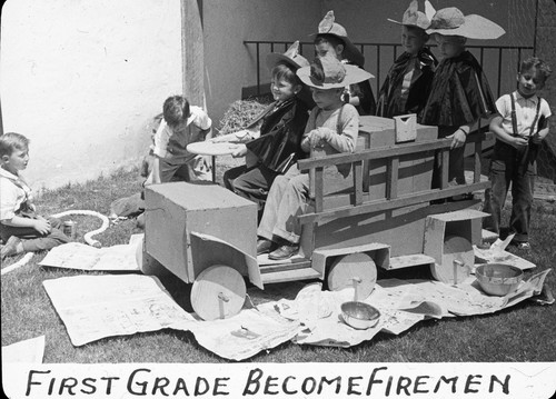First grade become firemen / Lee Passmore
