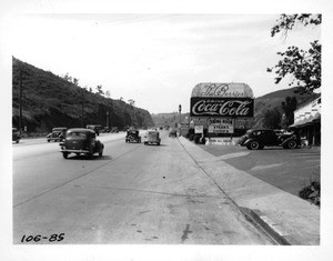 Cahuenga Boulevard just west of Highland Avenue, Los Angeles, 1938