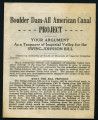 Boulder Dam-All American Canal project brochure