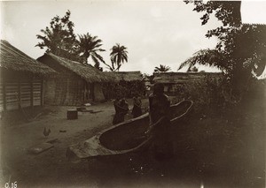 Village - huts, in Cameroon