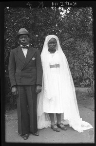 Newly married couple, Mozambique, ca. 1933-1939