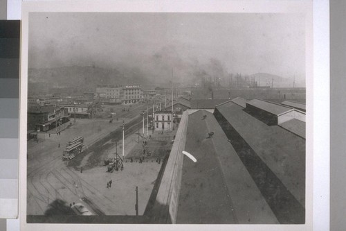 North on Embarcadero from Ferry Building tower, 1902