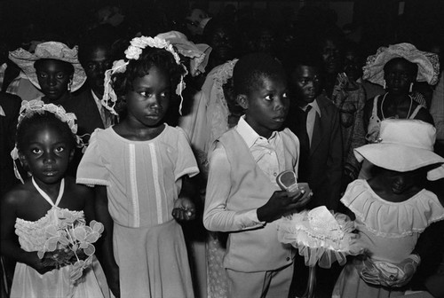 Children at a wedding, San Basilio del Palenque, ca. 1978