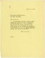 Letter from Julia Morgan to William Randolph Hearst, October 12, 1923
