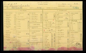 WPA household census for 1115 S ALVARADO, Los Angeles