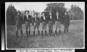 Boy scouts, St. John's Middle School, Shanghai, China, ca. 1917