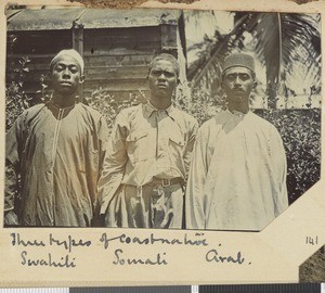 Ethnic groups, Dar es Salaam, Tanzania, 1918