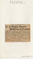 U. S. Radio Station Building in France