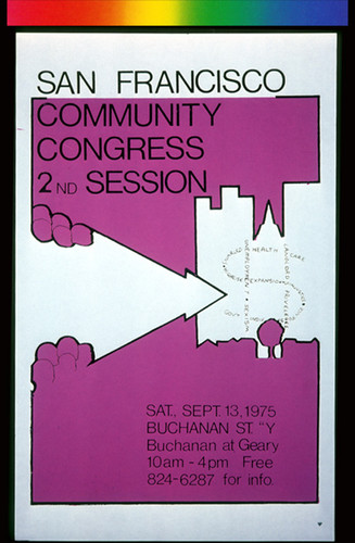 Community Congress 2nd Session, Announcement Poster for