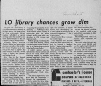 LO library chances grow dim