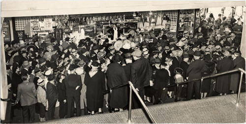 [Crowd of people at Ferry Building]