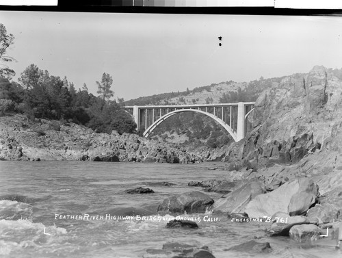 Feather River Highway Bridge, Near Oroville, Calif