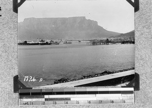 Table Mountain and the harbor, Cape Town, South Africa