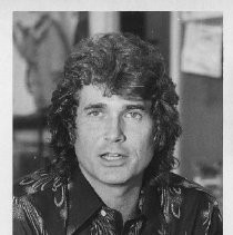 Michael Landon, the actor, at the Easter Seal Society Rehabilitation Center, in Sacramento to promote Easter Seals Telethon