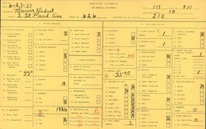 WPA household census for 626 S ST PAUL ST, Los Angeles