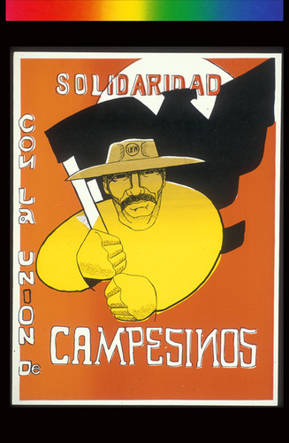 Solidaridad con la Union de Campesinos, Announcement Poster for